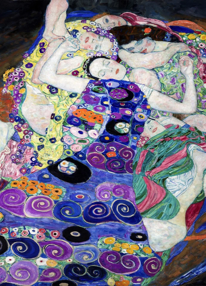 12326.Decoration POSTER.Room interior wall art.Gustav Klimt Lesbians painting - Image 1 of 1