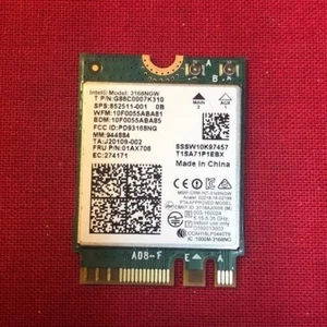 HP PAVILION - 15-CC023CL INTEL DUAL BAND WIRELESS WiFi BLUETOOTH WLAN 863934-001 - Afbeelding 1 van 2