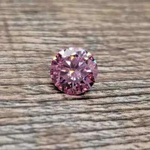 4 CT Natural Baby Pink Diamond Round Cut 10.50 mm VVS1 D Grade GDGL Certified D1 - Picture 1 of 4