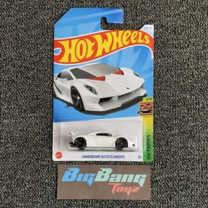 Hot Wheels Lamborghini Sesto Elemento White #204 Mainline 2024 Case K/L In-Stock - Picture 1 of 3