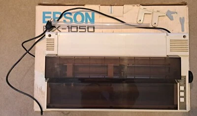 Working Epson FX-1050 Impact Dot Matrix Computer Printer in Box - Image 1 of 4