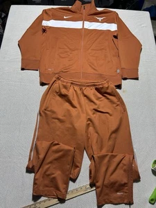 Nike team Texas Longhorns UT tracksuit size XL 2 Piece Set  - Picture 1 of 10