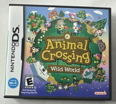 Animal Crossing Wild World (Nintendo DS 2005) Authentic Complete CIB Manual - Image 1 of 4