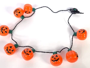 Halloween Large Light-Up Jack-O'Lantern Mold Necklace - Picture 1 of 7
