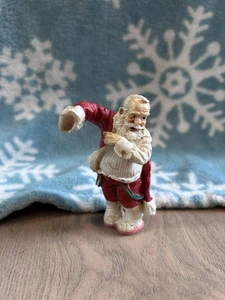 'Twas The Night Before Christmas Weihnachtsmann Figur Getting Ready - Bild 1 von 3