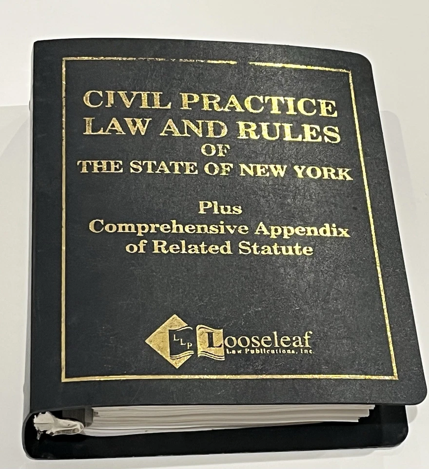 Civil Practice Law and Rules - State Bar of New York - 2018 Edition - Image 1 of 4