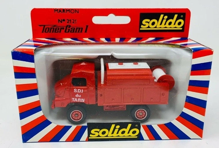 Camión de bomberos Solido 2121 escala 1:50 tóner rojo Gam I S.D.I du Tarn Marmon 4 x 4 Foto 1 de 1