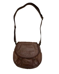 J. Jill Leather Crossbody Pocketbook Brown Adjustable Strap Magnetic Closure - Picture 1 of 15