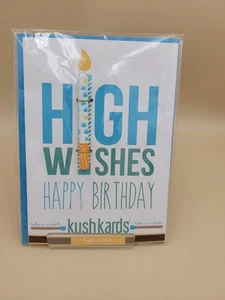 420 tarjetas de cumpleaños High Wishes Weed Pot Smkers Kush tarjetas con un bateador  - Imagen 1 de 5