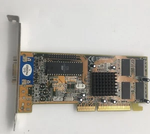 CIRRUS LOGIC VGA-RZXA/8SDJ AGP VIDEO CARD - Picture 1 of 3