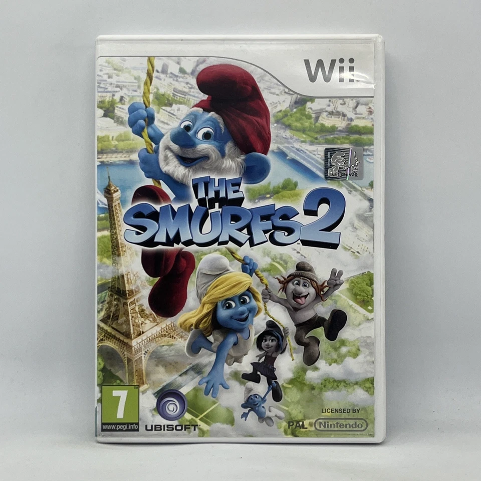 The Smurfs 2 II Two Nintendo Wii Video Game Free Post PAL - Image 1 of 4