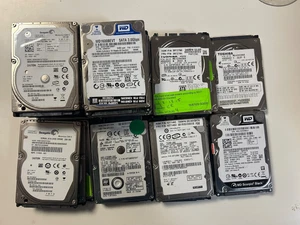Lot 27 2.5" SATA hard drive Seagate HITACHI WD Toshiba 120g 160g 250g 320g 750g - Picture 1 of 1