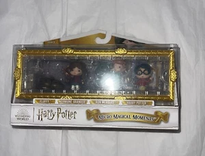 Harry Potter Micro Magical Moments Fluffy Ron Hermione Set Wizarding World NEW - Picture 1 of 9