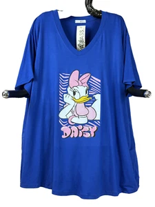 LaBass Mega Viskose T-SHIRT DAISY V-AUSSCHNITT Royalblau - 46 48 50 52 54 56 - Bild 1 von 9