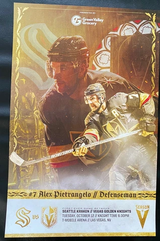 (11) DIFFERENT 2021-22 VEGAS GOLDEN KNIGHTS GAME DAY POSTERS **MINT CONDITION** Cover