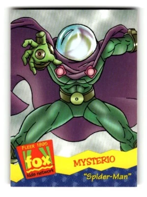 1995 Fox Kids Network Spider-Man Collectible Trading Card #86 Mysterio - Image 1 of 4