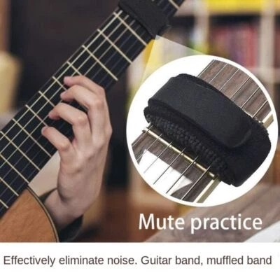 1pc Guitar Fret Strings MuteNoise DamperMuter Wraps Guitar Beam Strap - image 1 of 4