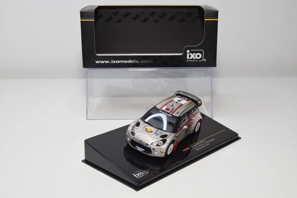 B24 1:43 IXO RAM503 CITROEN DS3 WRC #7 RALLY SUECIA 2012 AL ATTIYAH BERNACCHINI Foto 1 de 4