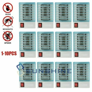 Indoor LED Electric Mosquito Fly Bug Insect Trap Zapper Killer Plug-in Wall - Picture 1 of 18
