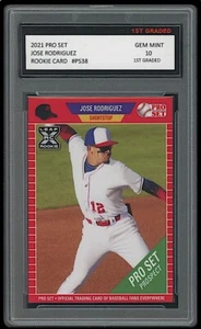 JOSE RODRIGUEZ 2021 PRO SET (LEAF) 1ST GRADED 10 ROOKIE CARD RC #PS38 WHITE SOX - Picture 1 of 1