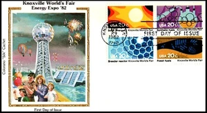 2006-2009 Energy Expo 82 FDC, Colorano Silk Cachet, UA, OF, B4, Top Zustand. - Bild 1 von 3
