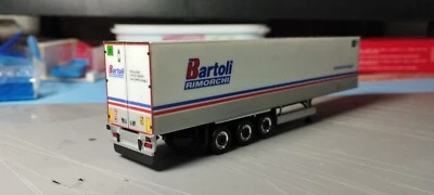 Semirimorchio Frigo "Bartoli Rimorchi" base Herpa 1/87 base Herpa - Immagine 1 di 4