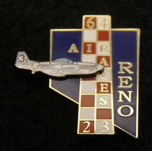 2023 NATIONAL CHAMPIONSHIP RENO AIR RACES LAPEL HAT PIN BARHAL SPECIAL 1964-23 * - Picture 1 of 24