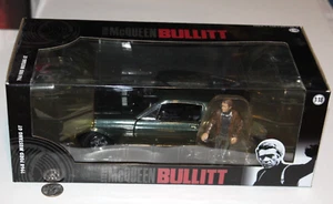 NEW Greenlight 1968 Ford Mustang GT Fastback Bullitt W/ Steve Mcqueen Figure - Picture 1 of 9