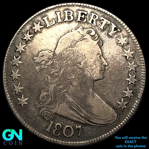 1807 Draped Bust Half Dollar   #E7932 Cover