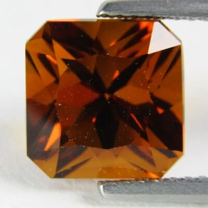 3.95Cts Mesmerizing 100% Natural Radiant Cut Citrine 9mm Loose Gem Ref VDO - Picture 1 of 4