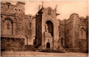 Scottish National War Memorial Edinburgh Castle Scotland 1910s RPPC Postcard - Picture 1 of 2