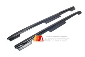 Carbon Fiber MP Side Skirt Extensions Set fits 2012-16 BMW F20 1-Series M-Sport - Picture 1 of 3