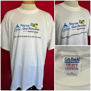 VINTAGE 1996 NEW NOS AOL x Kodak Shirt Size XL email You’ve Got Pictures Online - Picture 1 of 10