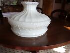 ex large victorian opaline shade small damage to top which i feel can be repaire