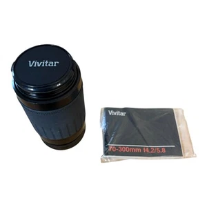Vivitar 70-300mm f4.5-f5.6 Macro 1:4x Camera Lens For Canon Ø55mm 211850 - Picture 1 of 17
