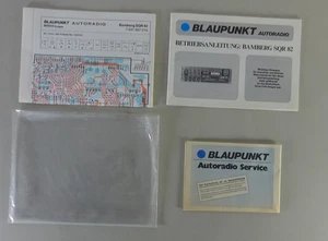 Betriebsanleitung Blaupunkt Autoradio Bamberg SQR 82 | Stand 03/1983 - Bild 1 von 3