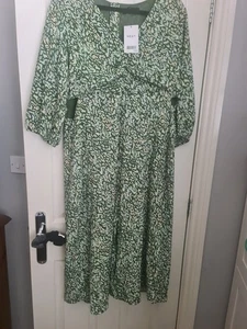 Next Women's Green Maxi Dress Size 20 - Picture 1 of 6