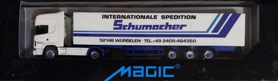 HERPA 451666 Camion autoarticolato 5 assi SCANIA " Sped. Schumacher" - scala H0 - Immagine 1 di 4
