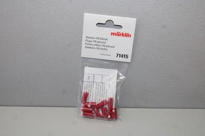 Märklin 71415 10 Piece Plug Round, Red Gauge H0 Boxed - Image 1 of 2