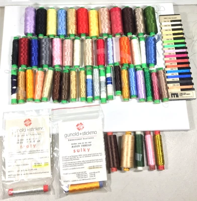 HUGE Vintage Isafil Thread Lot 45 Spools Sew Bobbin + BONUS + FREE SHIPPING - Image 1 of 4