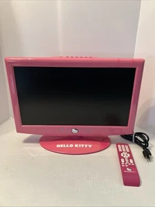 TV/Monitor LCD Sanrio Hello Kitty Rosa 19" - Intertek KT2219 con Control Remoto - Leer Desc - Imagen 1 de 24