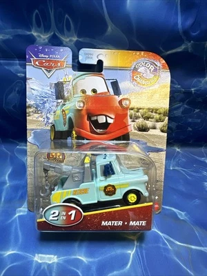 Disney Pixar Cars Color Changing RESCUE MATER 1/55 Tow Truck Toy Vehicle Mattel - Image 1 of 4