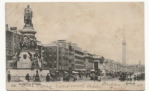 1903 Postcard Sackville Street Dublin Postmark - A1038 - Picture 1 of 2