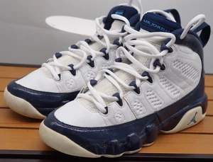Nike Air Jordan 9 Retro UNC Azul Perla Blanco GS Zapatos Tenis 6Y 302359-145 OG - Imagen 1 de 12