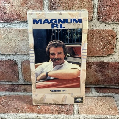 Magnum P.I. Murder 101 VHS Sealed Tom Selleck Crime TV 1981 MCA Universal - Image 1 of 4