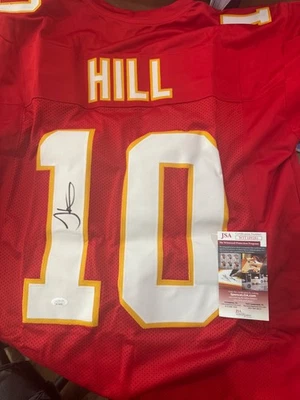 Tyreek Hill - 2022 TriStar Hidden Treasures Auto Jersey JSA Authentication - Image 1 of 4