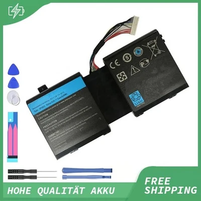 14.8V 2F8K3 KJ2PX Akku für Dell Alienware 17 M17X-R5 18 M18X-R3 Batterie 0J33T - Bild 1 von 4