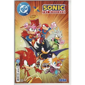 DC X Sonic The Hedgehog #3 Cover A Pablo M Collar - Imagen 1 de 1