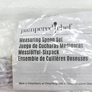 Pampered Chef Measuring Spoon Set #2308 – 6 Spoons - New in the Package - Picture 1 of 4