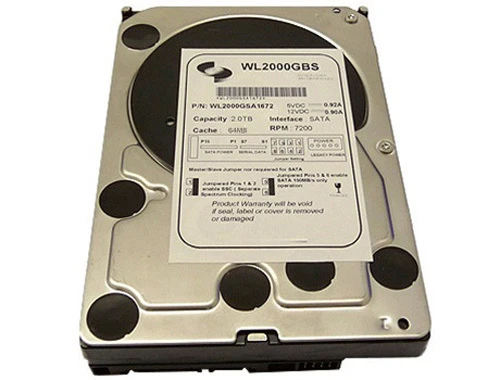 White Label 2TB [64MB Cache] 7200RPM SATA/II 3.5" Destkop Hard Drive -PC/Mac/DVR - Image 1 of 1